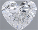 Natural Diamond 0.42 Carats, Heart with  Cut, E Color, VS1 Clarity and Certified by GIA