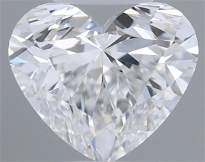 Picture of Natural Diamond 0.42 Carats, Heart with  Cut, E Color, VS1 Clarity and Certified by GIA