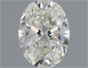 Natural Diamond 0.31 Carats, Oval with  Cut, J Color, VS1 Clarity and Certified by GIA