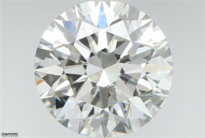 Picture of Natural Diamond 1.51 Carats, Round with Excellent Cut, H Color, SI1 Clarity and Certified by HRD