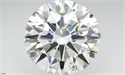 Natural Diamond 5.54 Carats, Round with Excellent Cut, G Color, VVS1 Clarity and Certified by HRD