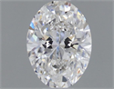 Natural Diamond 0.40 Carats, Oval with  Cut, D Color, VS1 Clarity and Certified by GIA