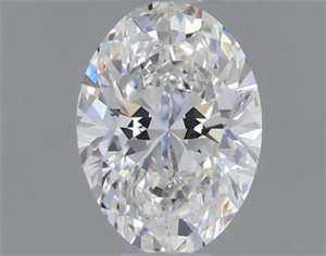 Picture of Natural Diamond 0.40 Carats, Oval with  Cut, D Color, VS1 Clarity and Certified by GIA