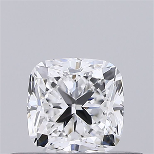 Foto Diamante Natural 0.40 quilates, Del cojín , Color E, claridad VS1 y certificado GIA de