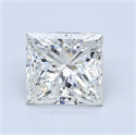 Diamante Natural 1.51 quilates, Princesa , Color J, claridad VS2 y certificado GIA