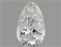 Natural Diamond 0.19 Carats, Pear with  Cut, G Color, VS1 Clarity and Certified by GIA