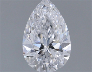 Picture of Natural Diamond 0.31 Carats, Pear with  Cut, D Color, VVS2 Clarity and Certified by GIA