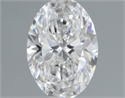 Natural Diamond 0.50 Carats, Oval with  Cut, G Color, VS1 Clarity and Certified by GIA