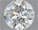 Natural Diamond 0.93 Carats, Round with Very Good Cut, G Color, SI2 Clarity and Certified by IGI