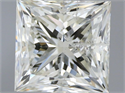 Diamante Natural 1.51 quilates, Princesa , Color J, claridad I1 y certificado IGI