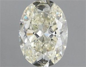 Picture of Natural Diamond 1.01 Carats, Oval with  Cut, K Color, SI1 Clarity and Certified by IGI