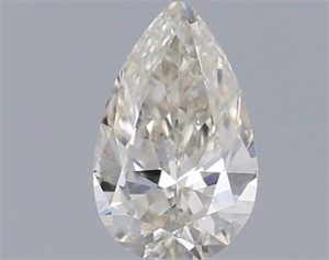 Picture of Natural Diamond 0.20 Carats, Pear with  Cut, I Color, VVS2 Clarity and Certified by IGI