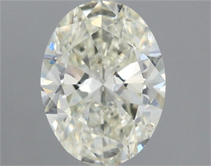 Picture of Natural Diamond 1.00 Carats, Oval with  Cut, I Color, SI1 Clarity and Certified by IGI