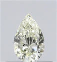 Natural Diamond 0.25 Carats, Pear with  Cut, K Color, VS2 Clarity and Certified by IGI