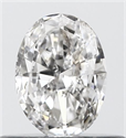 Natural Diamond 0.30 Carats, Oval with  Cut, F Color, I2 Clarity and Certified by GIA
