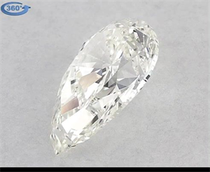 Picture of Natural Diamond 1.20 Carats, Pear with  Cut, K Color, SI1 Clarity and Certified by GIA