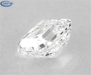 Picture of Natural Diamond 1.04 Carats, Asscher with  Cut, D Color, VS2 Clarity and Certified by GIA
