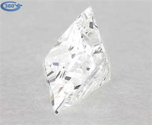 Picture of Natural Diamond 0.70 Carats, Princess with  Cut, E Color, VS1 Clarity and Certified by GIA