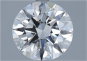 Natural Diamond 2.56 Carats, Round with Excellent Cut, G Color, VVS2 Clarity and Certified by GIA