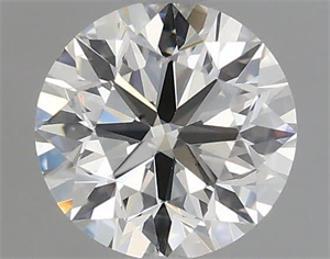 Foto Diamante Natural 0.50 quilates, Redondo , Color H, claridad VS1 y certificado HRD de