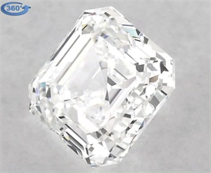 Foto Diamante Natural 1.10 quilates, Asscher , Color F, claridad VS1 y certificado GIA de