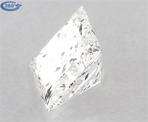 Picture of Natural Diamond 1.01 Carats, Princess with  Cut, G Color, VS1 Clarity and Certified by GIA