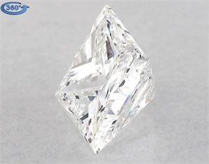 Picture of Natural Diamond 1.51 Carats, Princess with  Cut, H Color, VVS2 Clarity and Certified by GIA
