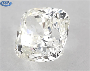 Foto Diamante Natural 1.83 quilates, Del cojín , Color J, claridad VVS2 y certificado GIA de