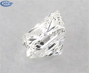 Picture of Natural Diamond 0.70 Carats, Princess with  Cut, H Color, VS1 Clarity and Certified by GIA