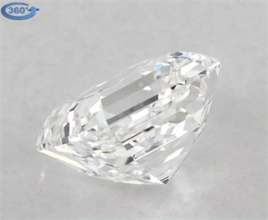 Picture of Natural Diamond 1.01 Carats, Asscher with  Cut, E Color, VVS2 Clarity and Certified by GIA