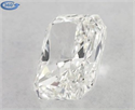 Natural Diamond 1.27 Carats, Radiant with  Cut, I Color, VS1 Clarity and Certified by GIA