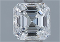 Diamante Natural 0.50 quilates, Asscher , Color H, claridad VVS1 y certificado GIA
