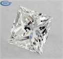 Natural Diamond 0.96 Carats, Princess with  Cut, G Color, VS2 Clarity and Certified by GIA