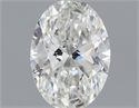 Natural Diamond 0.30 Carats, Oval with  Cut, G Color, SI1 Clarity and Certified by GIA