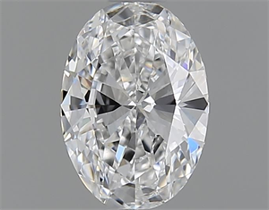 Picture of Natural Diamond 0.55 Carats, Oval with  Cut, D Color, VVS2 Clarity and Certified by GIA