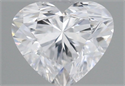 Natural Diamond 0.40 Carats, Heart with  Cut, D Color, SI2 Clarity and Certified by GIA