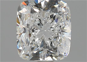 Foto Diamante Natural 1.90 quilates, Del cojín , Color E, claridad SI1 y certificado GIA de