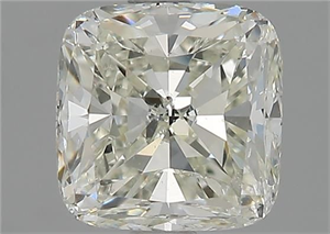 Picture of Natural Diamond 1.90 Carats, Cushion with  Cut, K Color, VS2 Clarity and Certified by GIA