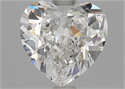 Natural Diamond 1.23 Carats, Heart with  Cut, E Color, VS2 Clarity and Certified by GIA
