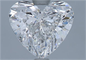 Natural Diamond 1.70 Carats, Heart with  Cut, E Color, VS2 Clarity and Certified by GIA