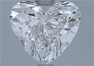 Picture of Natural Diamond 1.70 Carats, Heart with  Cut, E Color, VS2 Clarity and Certified by GIA