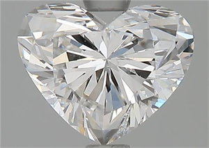 Picture of Natural Diamond 1.55 Carats, Heart with  Cut, E Color, VS2 Clarity and Certified by GIA