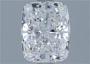 Foto Diamante Natural 1.51 quilates, Del cojín , Color E, claridad VS1 y certificado GIA de