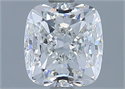 Diamante Natural 1.70 quilates, Del cojín , Color H, claridad VVS2 y certificado GIA