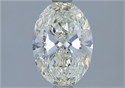 Natural Diamond 1.30 Carats, Oval with  Cut, L Color, VS1 Clarity and Certified by GIA