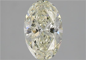 Picture of Natural Diamond 1.50 Carats, Oval with  Cut, M Color, VVS2 Clarity and Certified by GIA