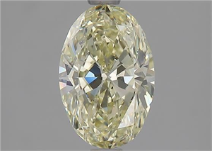 Picture of Natural Diamond 1.35 Carats, Oval with  Cut, M Color, VVS1 Clarity and Certified by GIA