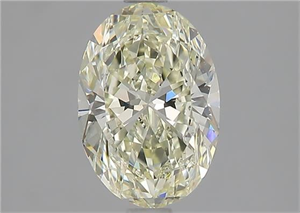 Foto Diamante Natural 1.50 quilates, Ovalado , Color M, claridad VVS2 y certificado GIA de