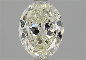 Foto Diamante Natural 1.20 quilates, Ovalado , Color L, claridad SI1 y certificado GIA de
