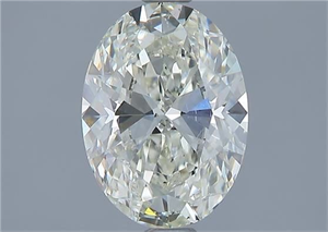 Picture of Natural Diamond 1.52 Carats, Oval with  Cut, K Color, SI1 Clarity and Certified by GIA